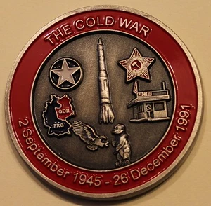 Moneda Desafío de la Guardia Costera de la Fuerza Costera de la Fuerza Aérea de la Guerra Fría/FP del Ejército Marina de los Marines de la Fuerza Aérea - Imagen 1 de 2