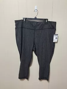 Womens NEW XERSION Studio UV Protection No-Chafe Seams Stretch Yoga CapriPant 3X - Picture 1 of 10
