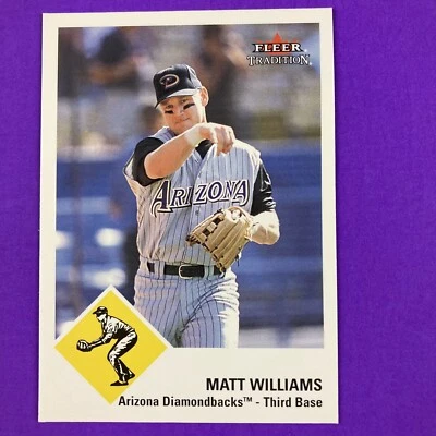 Matt Williams 2003 Fleer Tradition Card #390 MLB Arizona Diamondbacks - Image 1 of 2