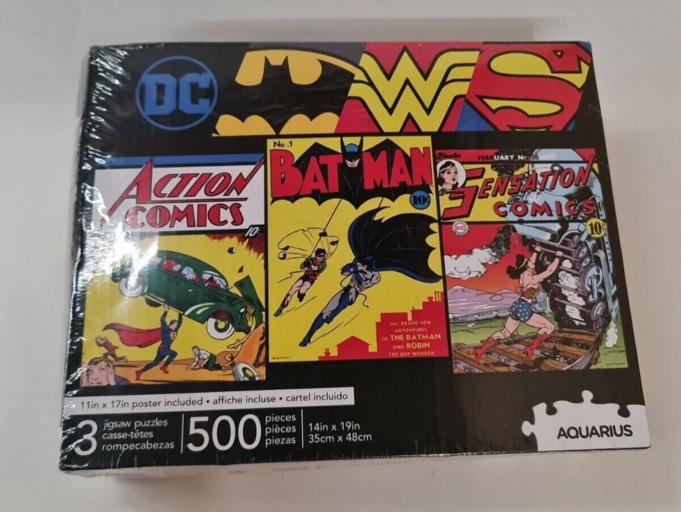 DC Comics 500pc X 3 Puzzle Set - NMR