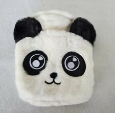 Hot Water Bottle With Faux Fur Panda Cover Small Front Pocket On Cover 