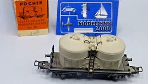 POCHER WAGON SILO TRANSPORT DE CIMENT SBB-CFF REF.311 HO - Picture 1 of 6