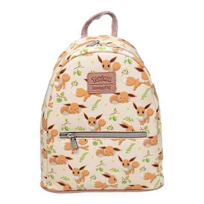 Mini Mochila Loungefly Pokémon Eevee Correr Dormir Correas Ajustables Nueva con Etiquetas Foto 1 de 4
