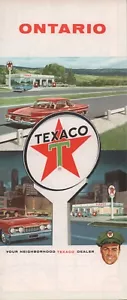 1961 Texaco Road Map: Ontario NOS - Picture 1 of 1