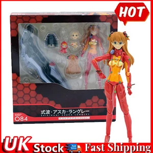 🔥figma Evangelion 2.0 Asuka Langley Test Plug Suit Ver. Figure #084 Max Factory - Picture 1 of 12