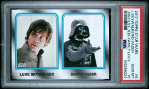 2017 Topps Star Wars Luke Skywalker Darth Vader Family Legacy #5 PSA 10 GEM MINT - Picture 1 of 3