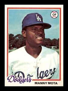 1978 Topps Manny Mota #228 Los Angeles Dodgers