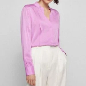 Hugo Boss Ladelia Blouse NWTin PURPLE Color - Picture 1 of 12