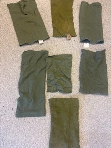 Lote de trabajo de 7 x cabezas de lana excedentes del ejército británico, estilo antiguo - Imagen 1 de 4