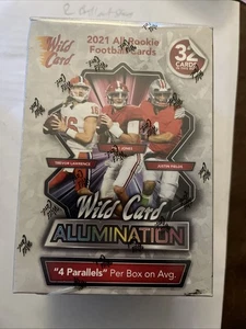2021 Wild Card ALUMINATION All Rookie Football Cards Blaster Box - Picture 1 of 6