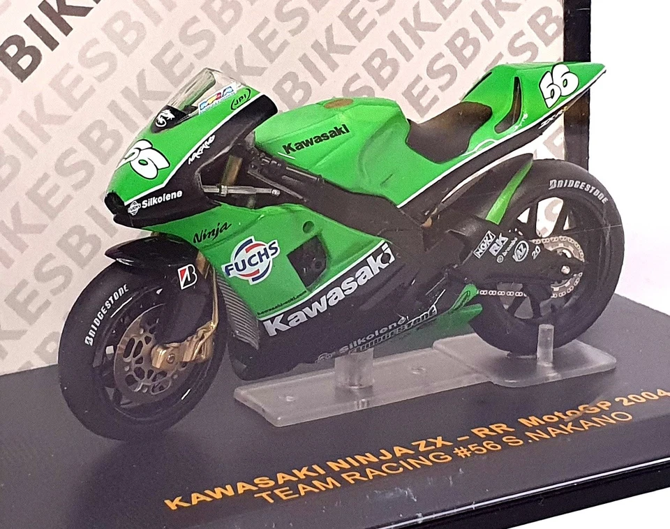Ixo 1/24 比例 RAB082 - 川崎忍者 ZX RR MotoGP 2004 #56 中野 — 第 1/4 张图片