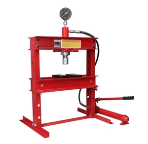 Manual Hydraulic Press Forging Press Split-Type Hydraulic Press 10T with Gauge - Picture 1 of 15