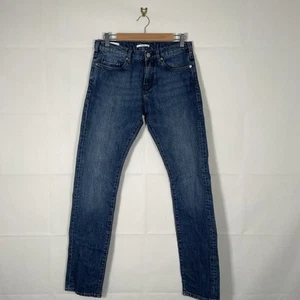 Reiss Jeans Mens Blue W30 L32 Straight Leg Razor Denim - Picture 1 of 11