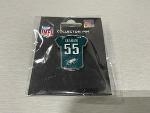 PHILADELPHIA EAGLES SUPER BOWL CHAMPION Brandon Graham # 55 UNIFORM PIN SGA - Picture 1 of 1