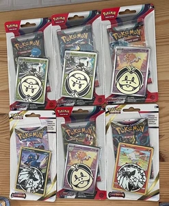 Pokémon TCG: Factory Sealed Check Lane Blister Packs With Card & Coin Lot of 6!! - Bild 1 von 23