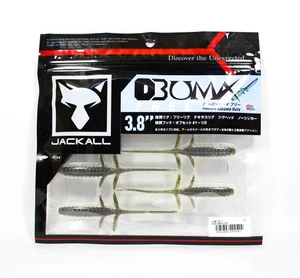 Jackall Soft Lure DB Uma Free 3.8 Inches Green Pumpkin Chart (0492) - Picture 1 of 6