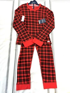 Gap Kids Girls Base Layer Long Sleeve Top And Legging Red Black NWT Size XL (12) - Picture 1 of 10
