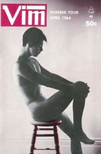 Vim No.4 April 1964, w/Center Bulletin 8, Vintage Male Beefcake Magazine, Rare - Picture 1 of 2