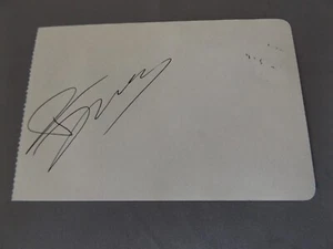 5" x 3.5" AUTOGRAPH BOOK PAGE SIGNED BY ROMAIN DUMAS - MOTORSPORT - Picture 1 of 1