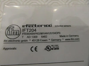 EFECTOR 100 IFT204 ' IFB3004BAPKG/M/V4A/US104DPO' SENSOR 'BRAND NEW' - Picture 1 of 4