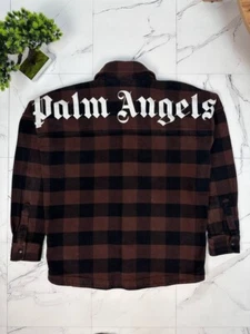 Palm Angels Checked Flannel Shirt - Picture 1 of 7