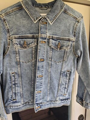 Chaqueta Michael Jordan Old Azul Marino Niñas Azul Denim Abotonada Talla XL (14-16) Foto 1 de 4