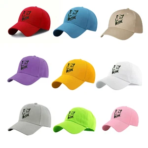 Cheetah Portrait Cap – Black Design with Shiny Dots, Multicolor Baseball Hat - Picture 1 of 12