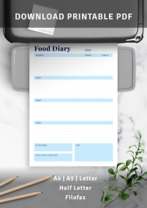 Daily food diary for Android, iPad, Windows Fast delivery