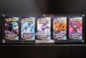 AcryShield Acrylic Five Booster Pack Display Case Protector - Picture 1 of 1