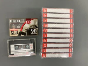 Lot Of Cassette Maxell Cassette Tapes 1 XL II 90 10 UR 90 & 1 Used Metal XL-S 60 - Picture 1 of 6