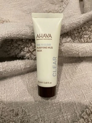 Máscara de barro purificadora transparente AHAVA Deadsea Minerals Time-To-Clear mini 0,68 oz de viaje Foto 1 de 3