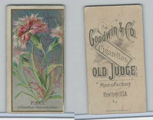 N164 Goodwin Cigarettes, Flowers, 1890, Pinks - Picture 1 of 1