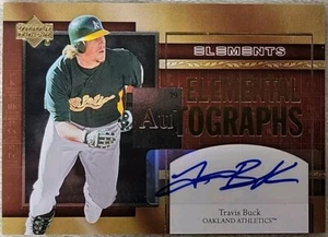 Travis Buck 2007 Upper Deck Elements Elemental Autographs #AU-TB Auto Athletics - Picture 1 of 7