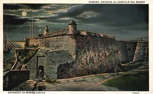 Postal De Colección 1935 Habana Entrada Al Castillo Del Morro Entrada Castillo Morro - Imagen 1 de 2