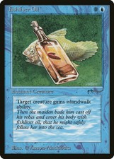 Fishliver Oil (a Dark) Arabian Nights PLD Blue Common MAGIC MTG CARD ABUGames