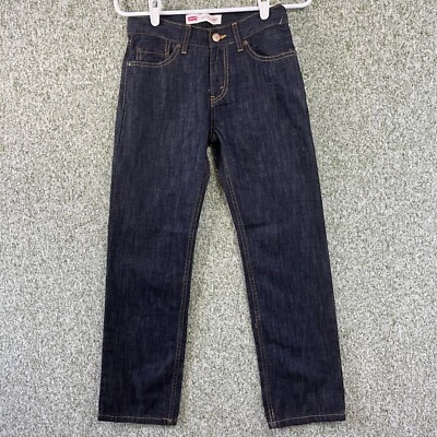 Jeans Levi's 514 Juveniles 26x26 12R Azul Oscuro Moderno Recto Clásico Ajustable Foto 1 de 4