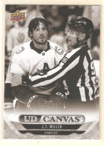 J.T. Miller 2024-25 Upper Deck Series 2 UD Canvas Black & White #124 Canucks - Picture 1 of 1