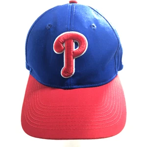 Gorra de colección Philadelphia Phillies azul MLB bordada con tirantes ajustable - Imagen 1 de 12
