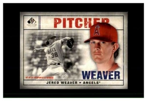 2008 SP LEGENDARY CUTS BASEBALL ANGELS #23 JERED WEAVER - Picture 1 of 2