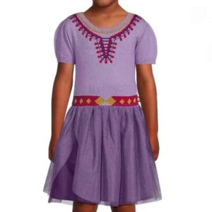 Wish Toddler Girls,SIZE 4T Cosplay Sweater Dress Asha COLOR Purple NWT - Picture 1 of 7