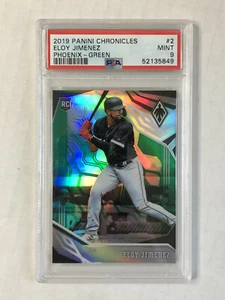 ELOY JIMENEZ 2019 Panini Chronicles Phoenix GREEN SP RC /50! PSA MINT 9! INVEST! - Picture 1 of 5