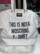 Moschino This Is Not A Moschino Shirt Tote Bag NWT NO RESERVE!!!