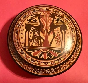 COPY GEOMETRIC PERIOD 750 BC TRINKET BOX SJS DESIGNS HANDMADE GREECE - Picture 1 of 5