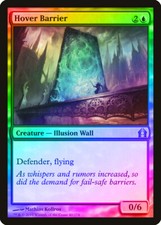 Hover Barrier FOIL Return to Ravnica NM Blue Uncommon MAGIC MTG CARD ABUGames