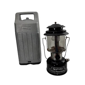 Vintage Coleman Lantern Special Edition Power House 290-700 Black w Case 1986 - Picture 1 of 13