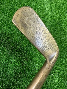Antique Vintage Anderson & Son Ansthruther, Scotland Hickory Shafted Brass Head - Picture 1 of 6