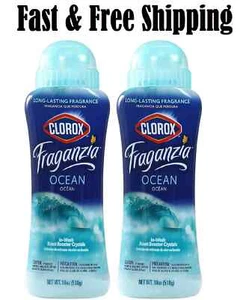 Clorox Fraganzia In-Wash Scent Booster Crystals in Ocean Scent, 18 Oz Twin Pack - Picture 1 of 4