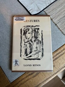 Yannis RITSOS / Gestures and Other Poems 1968-1970 1st Edition 1971 - Picture 1 of 3