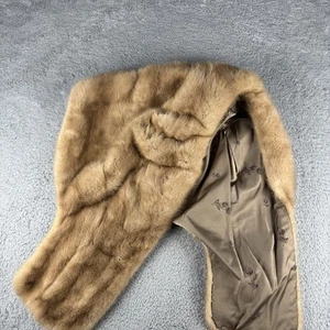 Spear And Picardi Vintage Brown Mink Fur Shawl Women’s - Picture 1 of 13