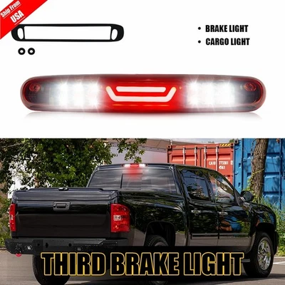 Tercera luz de freno LED para Chevy Silverado GMC Sierra 1500 2500HD 3500HD 2007-13 Foto 1 de 4